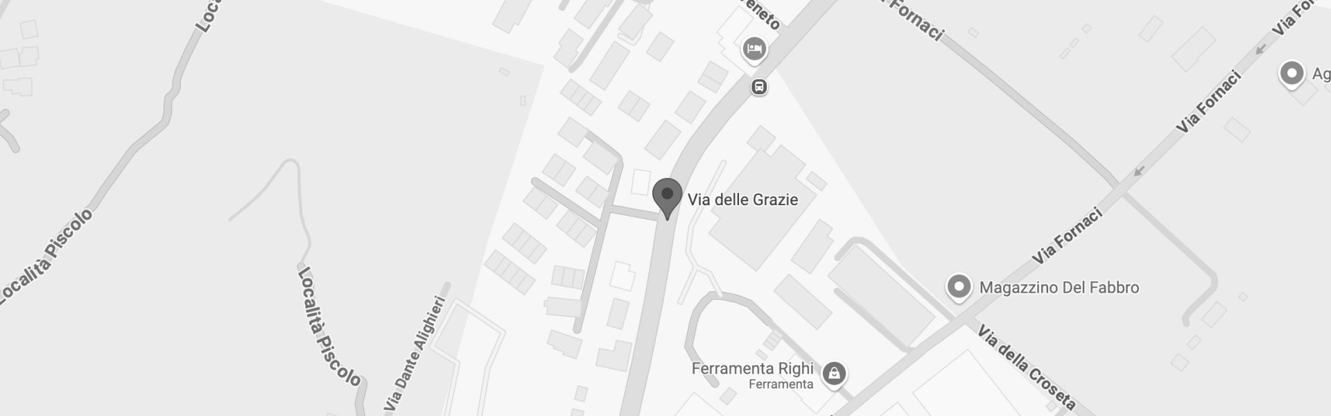 Mappa Via delle Grazie, 46A, posizione Showroom Area 67 Concept